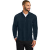 Port Authority Men's River Blue Navy Easy Care 1/4-Zip Sweater