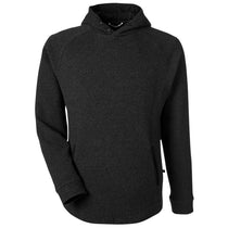 Swannies Golf Unisex Black/Heather Camden Hooded Pullover