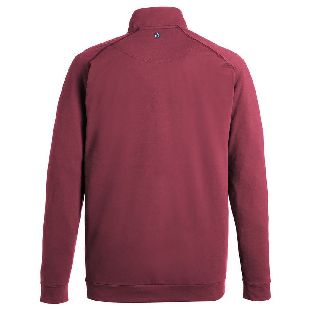 Swannies Men's Maroon Colt Quarter-Zip Pullover
