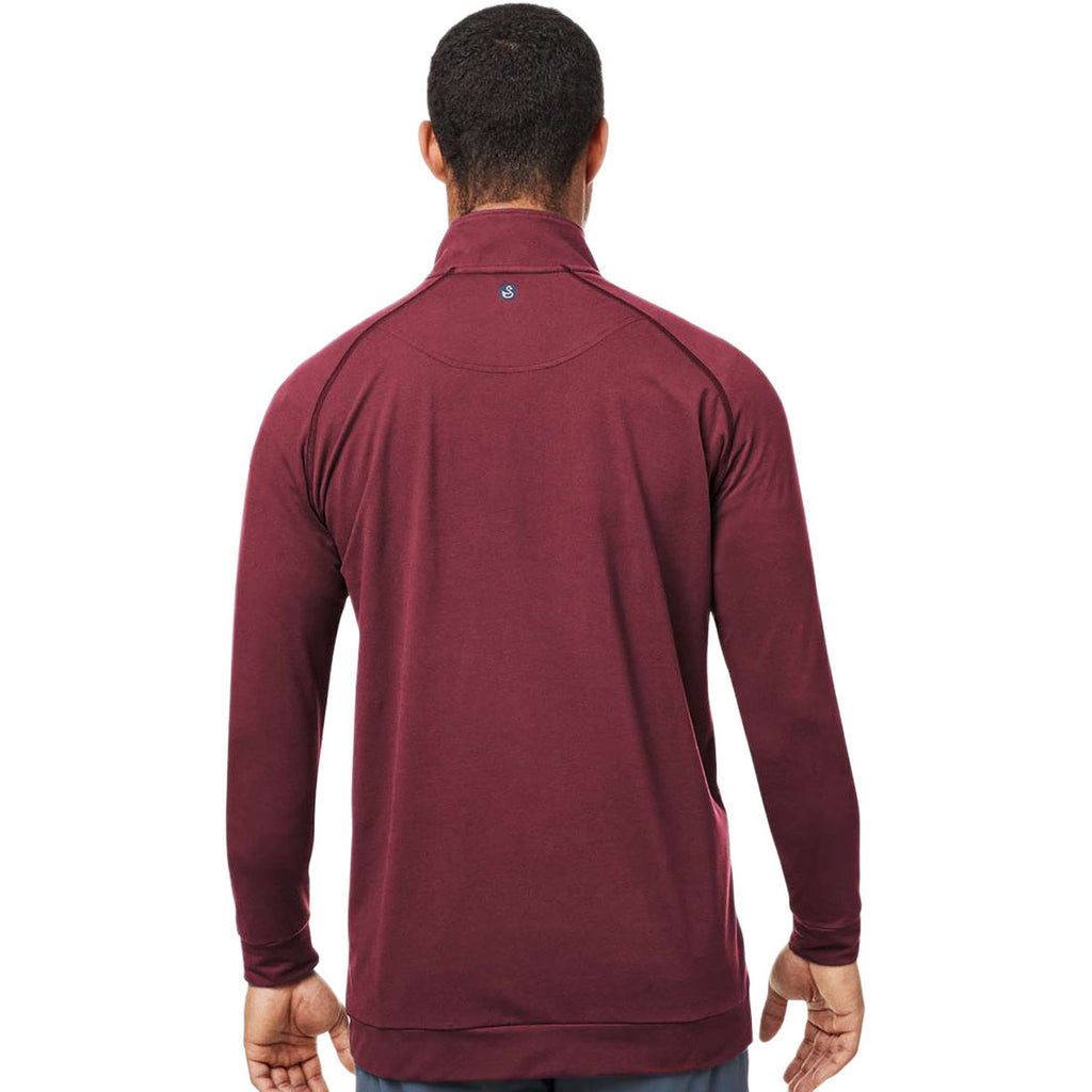 Swannies Men's Maroon Colt Quarter-Zip Pullover