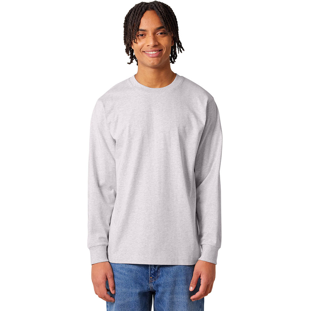 Stanley/Stella Unisex Cool Heather Grey Freestyler Heavyweight Long Sleeve Tee