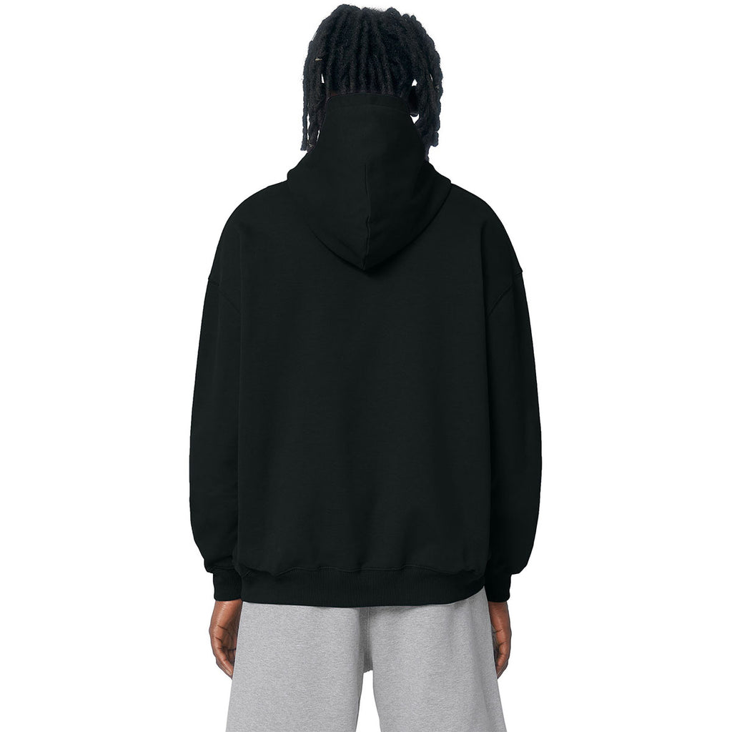 Stanley/Stella Unisex Black Cooper Dry Hooded Sweatshirt