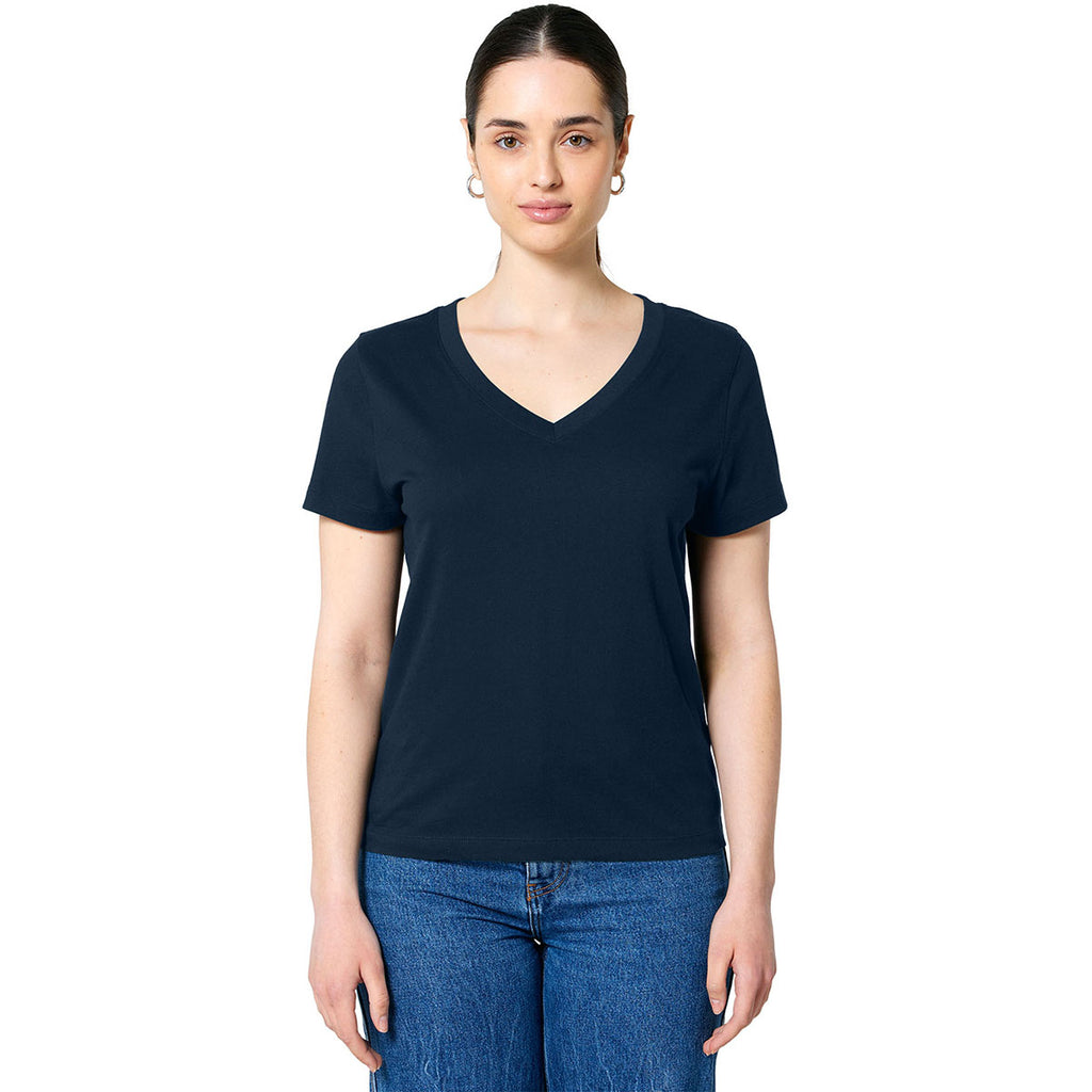 Stanley/Stella Women's French Navy Stella Isla V-Neck Tee