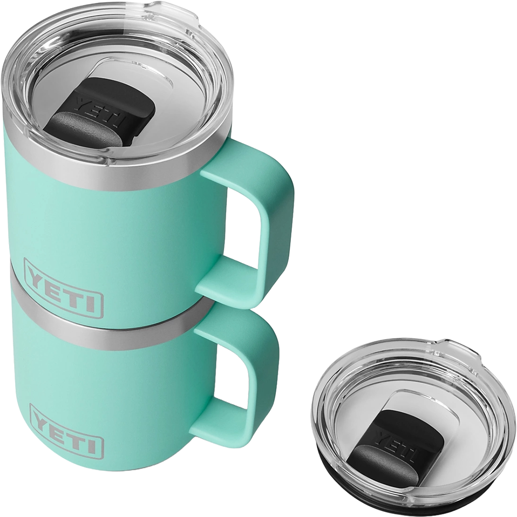 YETI Seafoam Rambler 10 oz Stackable Mug with Durasip Ceramic Lining