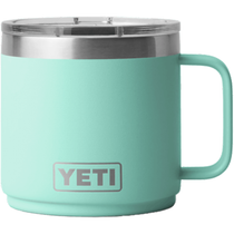 YETI Seafoam Rambler 14 oz Stackable Mug with Durasip Ceramic Lining