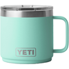 YETI Seafoam Rambler 14 oz Stackable Mug with Durasip Ceramic Lining