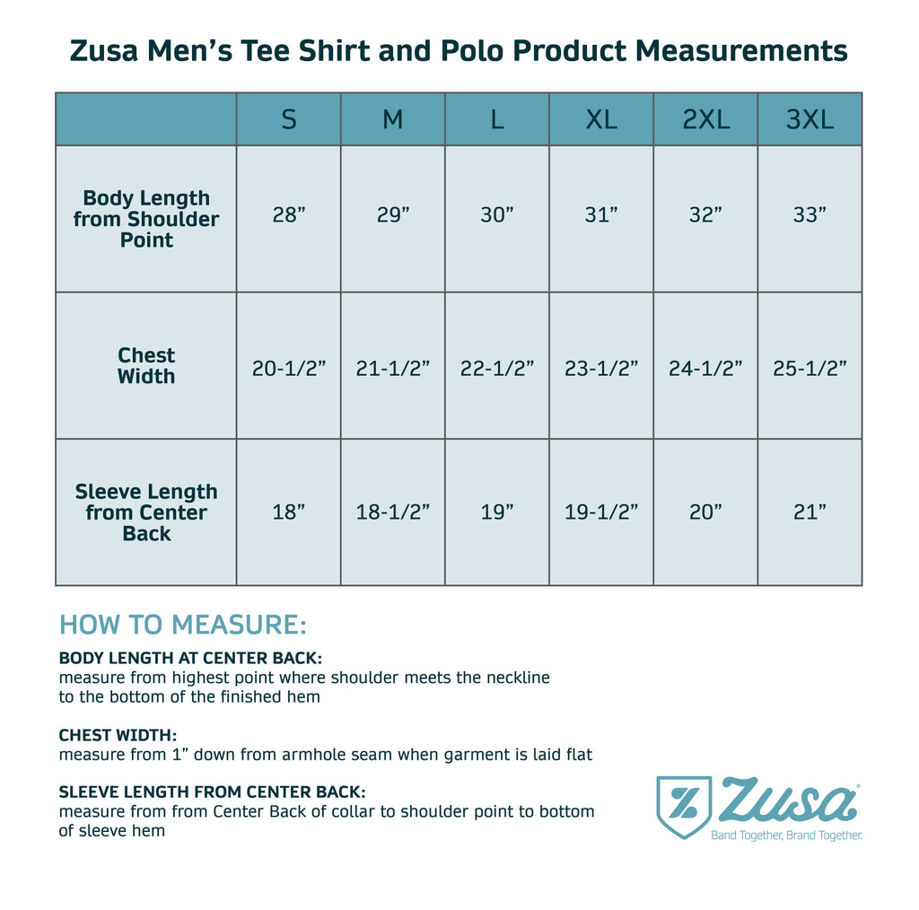 48-Hour Zusa Men's Navy Everyday Pique Polo