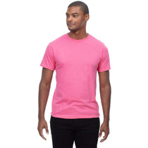 Threadfast Apparel Men's Heather Pink Epic CVC T-Shirt