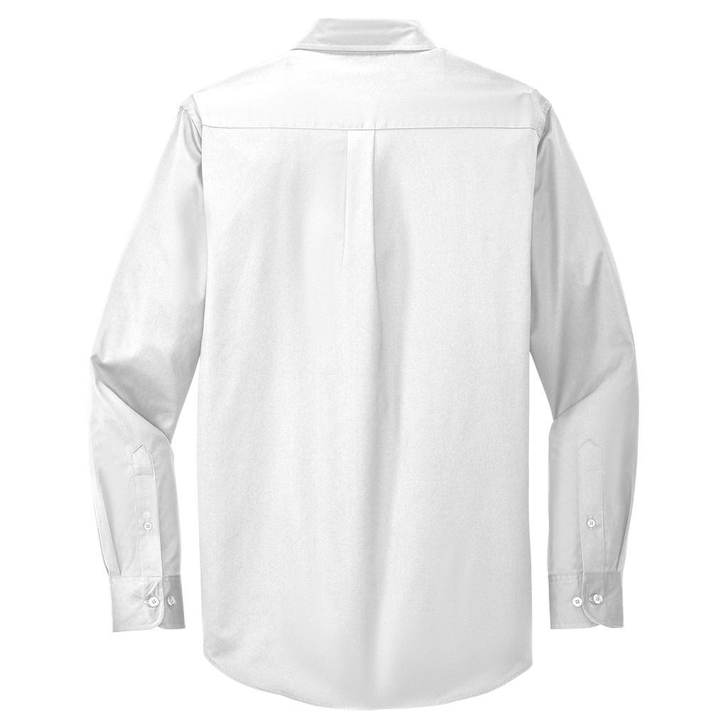 Port Authority Men's White/Light Stone Tall Long Sleeve Easy Care Shirt