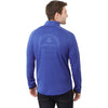 Elevate Men's New Royal Heather Asgard Eco Knit Full Zip Performance Jacket