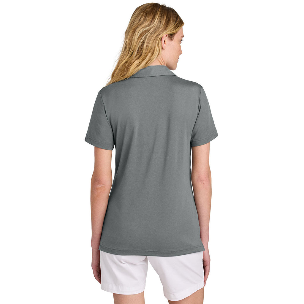 TravisMathew Women's Quiet Shade Grey Glenview Solid Polo