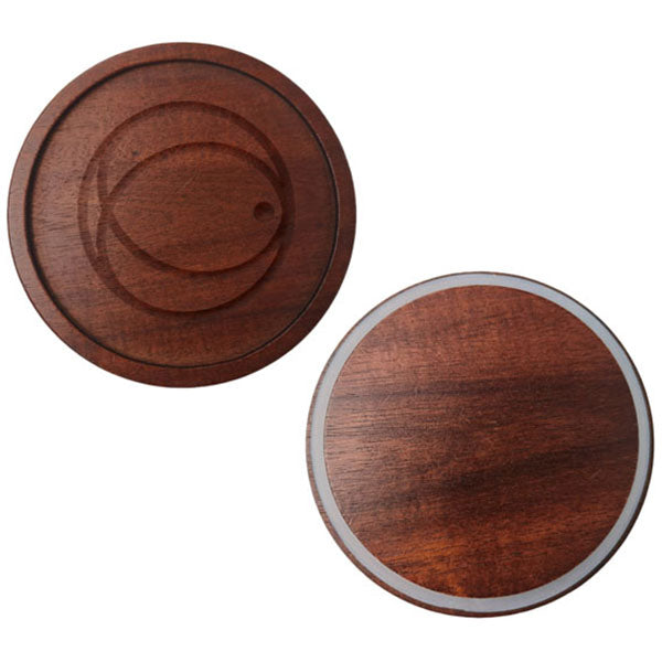 SnugZ Blue Little Rock 16oz Ceramic with Wood Lid