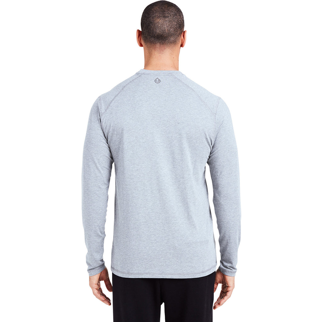 tasc Men's Cloud Heather Carrollton Fitness Long-Sleeve T-Shirt