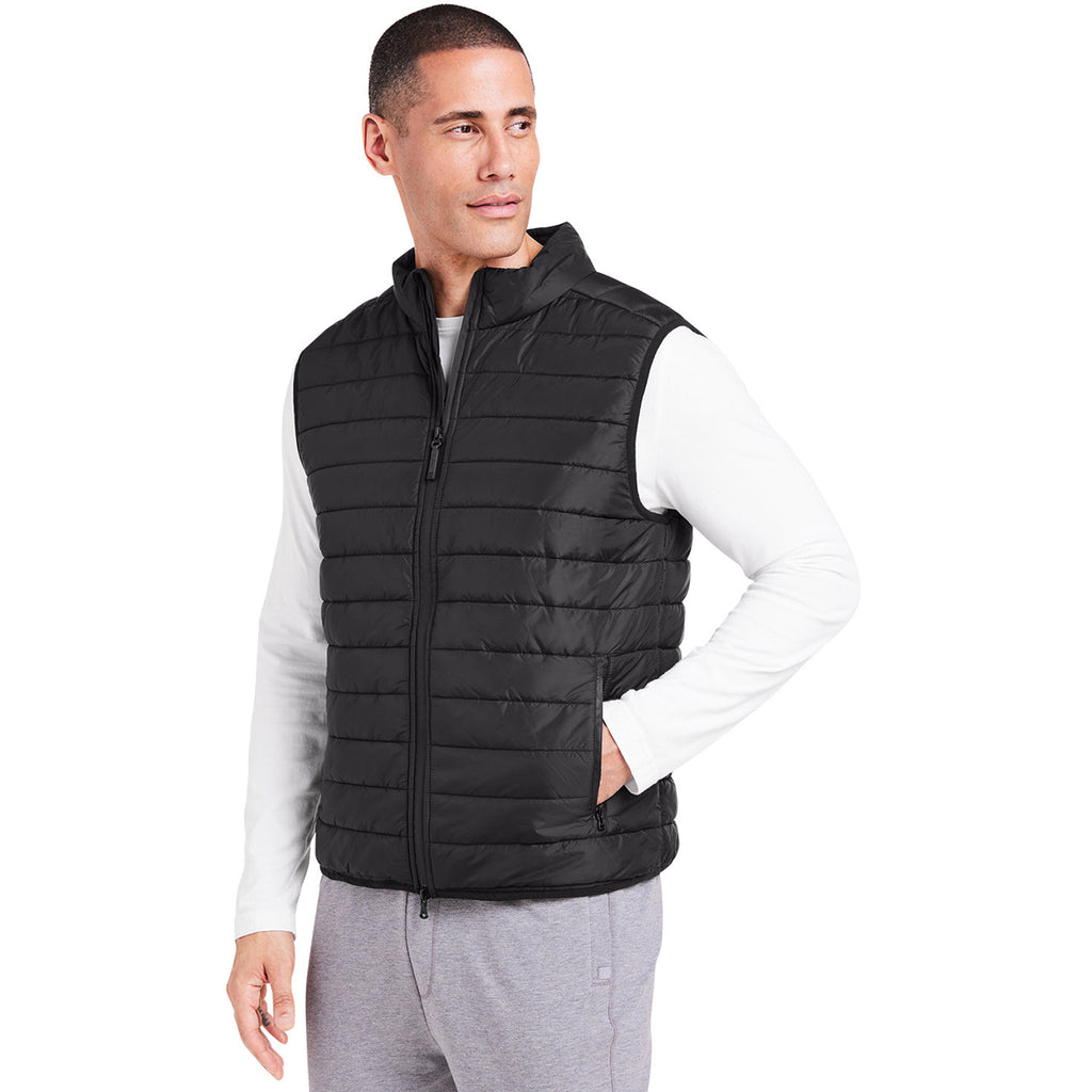 tasc Men's Black Quilted Puffer Vest