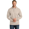 TravisMathew Men's Natural Heather Ocean Villa 1/4-Zip