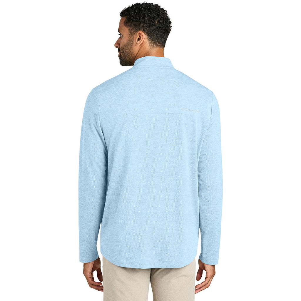 TravisMathew Men's Airy Blue Heather Onward 1/4-Zip