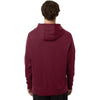 Team 365 Unisex Sport Maroon Squad Hooded Tech Fleece Pullover
