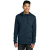 tentree Men's Dress Blue Organic Cotton Fleece Full-Zip Hoodie