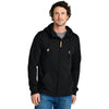 tentree Men's Meteorite Black Space Dye Fleece Full-Zip Hoodie