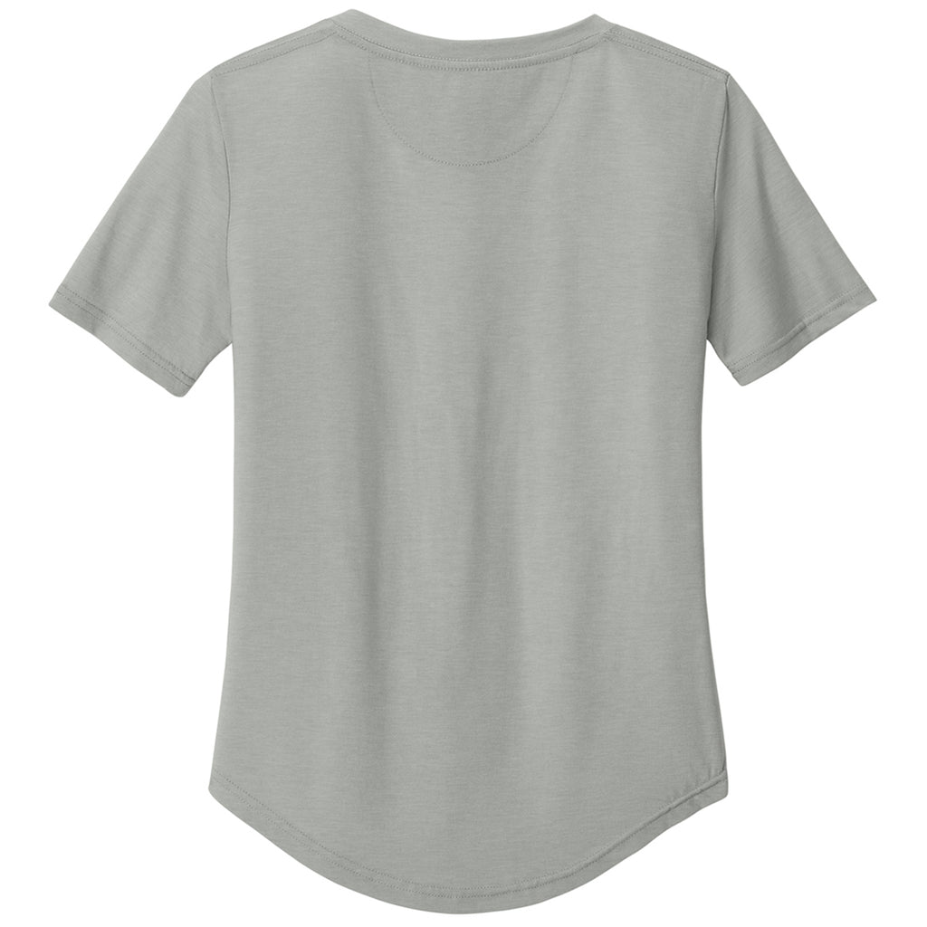 tentree Women's Hi Rise Grey Heather TreeBlend V-Neck T-Shirt