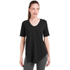 tasc Women's Black Longline T-Shirt