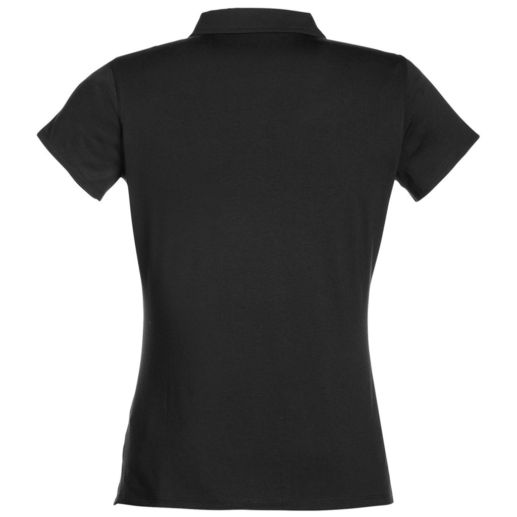 tasc Women's Black Air Lightweight Polo