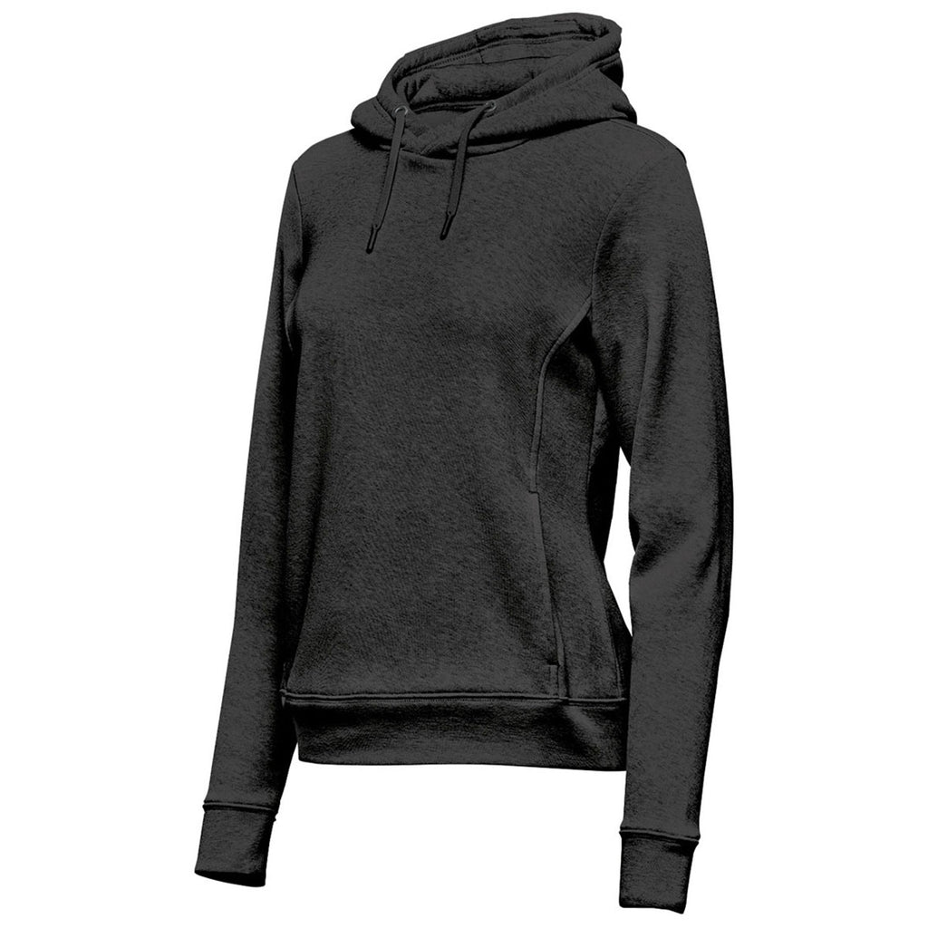 Stormtech Women's Charcoal Heather Monashee Fleece Pullover Hoodie