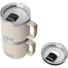 YETI Cape Taupe Rambler 14 oz Stackable Mug with Durasip Ceramic Lining