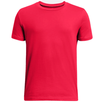 Under Armour Boy's Red/White Short Sleeve