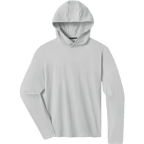 UNRL Men's Core Gray Ultra Hooded Long Sleeve