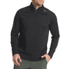 UNRL Men's Black Interlock Quarter Zip