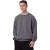 Levelwear Unisex Grey Stone Luxe Signature Crew