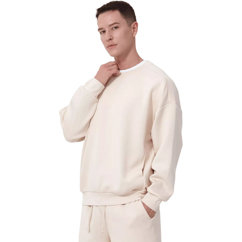 Levelwear Unisex Sand Luxe Signature Crew