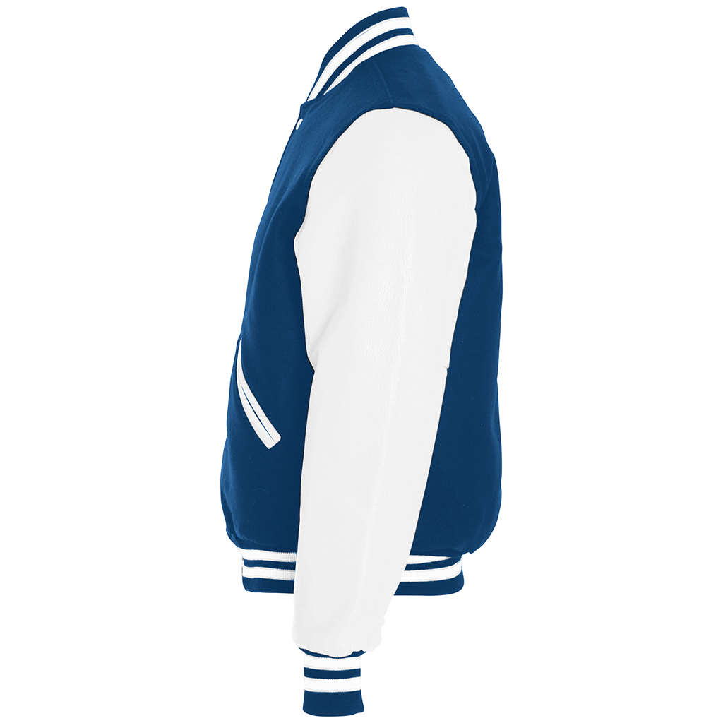 Holloway Dark Royal/White Varsity Jacket