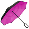 Shed Rain Black/Hot Pink UnbelievaBrella 48