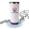 Vibe White 18oz Speaker Tumbler