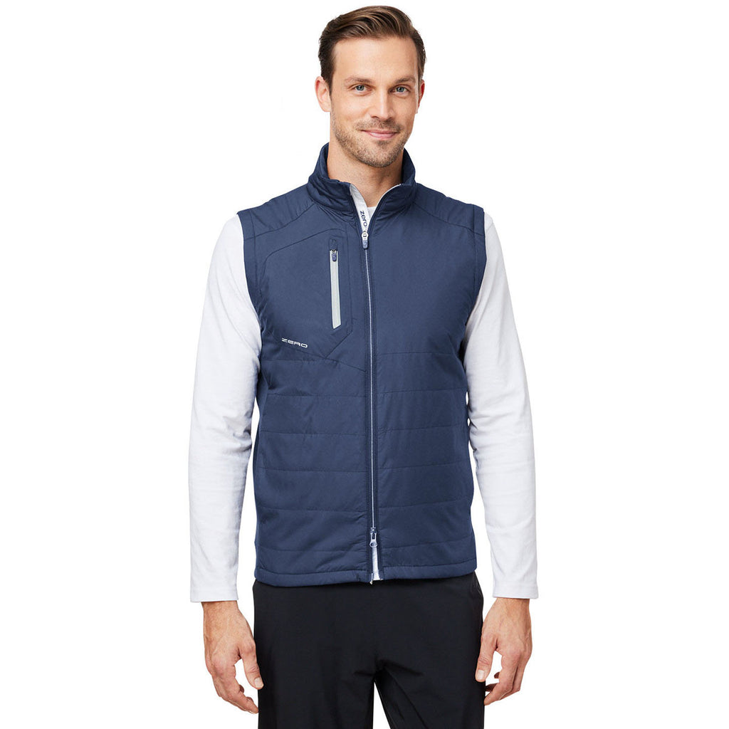 Zero Restriction Men's Navy Lightweight Hybrid Vest