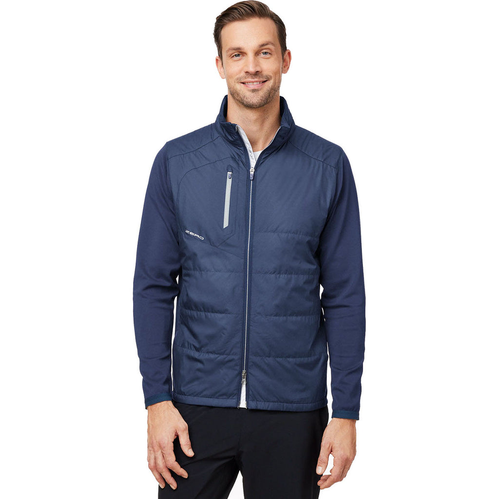 Zero Restriction Men's Navy Lightweight Hybrid Jacket