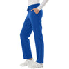 Jaanuu Women's Royal Blue Xenos Essential Knit-Waist Scrub Pants