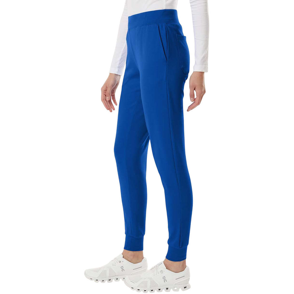 Jaanuu Women's Royal Blue Rubi Ultrasoft Scrub Joggers