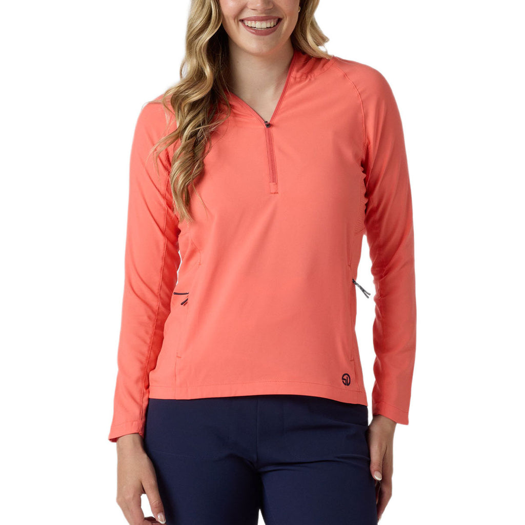 Straight Down Women's Hot Coral Dunes Jacket