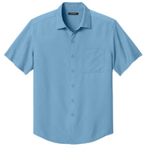 Port Authority Men's Carolina Blue Short Sleeve UV Dockside Shirt