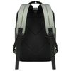 Ariel Premium Pewter Grey Chateau Leatherette Backpack