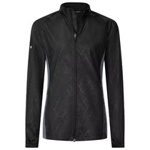 Levelwear Women's Black/Pebble Band Windbreaker