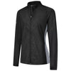 Levelwear Women's Black/Pebble Band Windbreaker