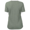 ANETIK Women's Dark Olive Heathered Breeze Tech T-Shirt