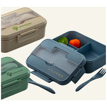 Mixie Green Wheat Straw Lunch Box