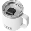 YETI White Rambler 10 oz Stackable Mug with Durasip Ceramic Lining