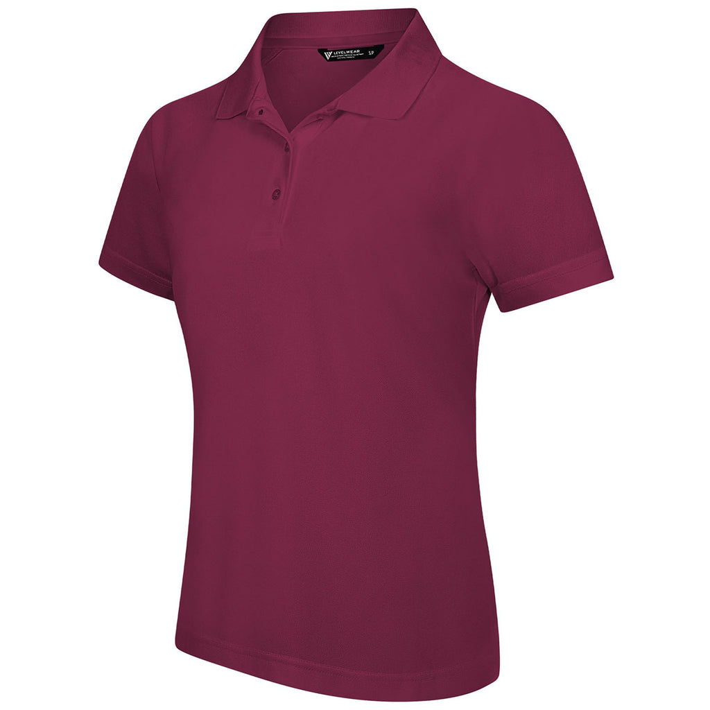 Levelwear Women's Cardinal Balance Polo