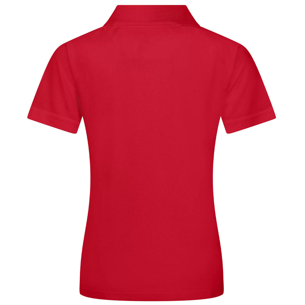 Levelwear Women's Flame Red Balance Polo